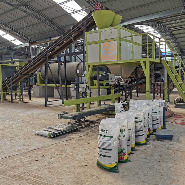 有機肥生產(chǎn)線的生產(chǎn)工藝流程